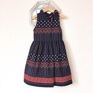 Janie and Jack • Floral and Checkered Mixed Pattern Dress